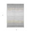 Tapis intérieur lavable rayé gris 5 pi x 8 pi