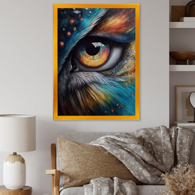 Blue Spirital Owl Eye - Imprimé