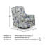 Fauteuil d'appoint pivotant Daigle