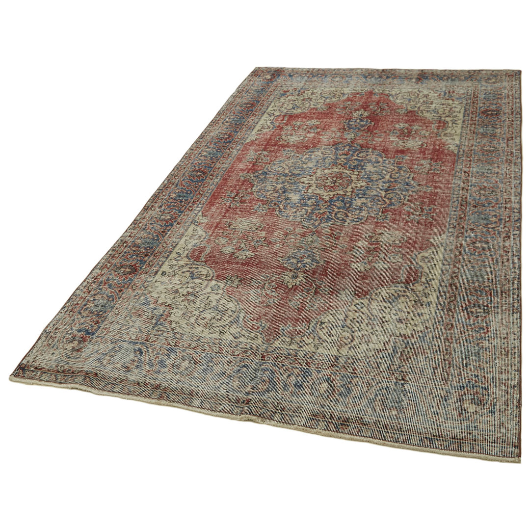 Vintage Brown Vintage Wool Handmade Area Rug