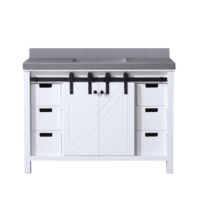 Meuble-lavabo avec comptoir l 48 po x P 22 po Marsyas