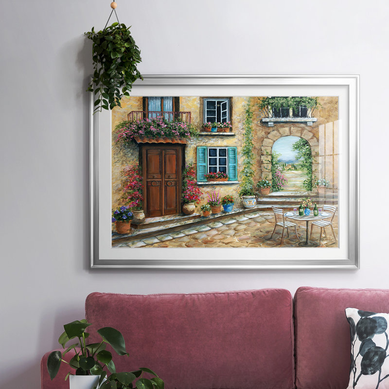 Cour toscane, Argent, H 27 po x l 39 po x P 1,5 po