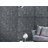 Eddins Dark Gray Metallic Distressed Labyrinth Lines Faux Fabric Wallpaper
