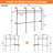 Industrial Pipe Clothing Rack