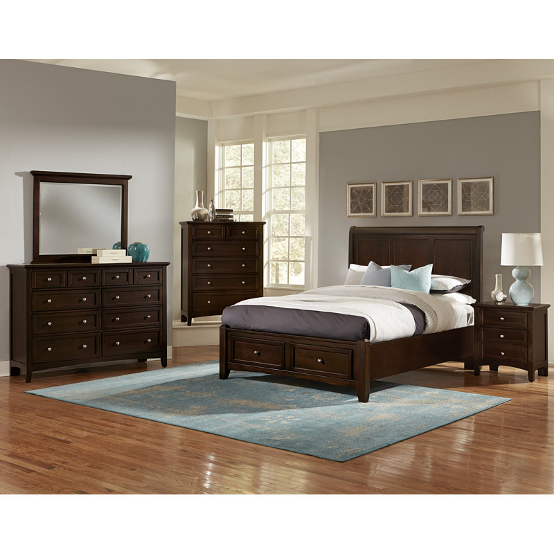 Yaovi 60'' W 8 - Drawer Dresser, Merlot