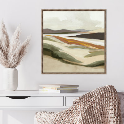 «Fast Land» par Jacob q, reproduction d'art sur toile encadrée