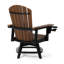 Chaise pivotante Featherstone Adirondack, noire-130678689