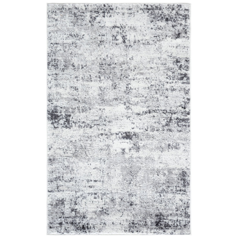 Tapis abstrait Grandview 700 Performance, Grey/Ivory, Rectangulaire 3 pi x 5 pi