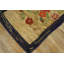 Antique Folk Art Flowers Vase Design American Hooked Rug