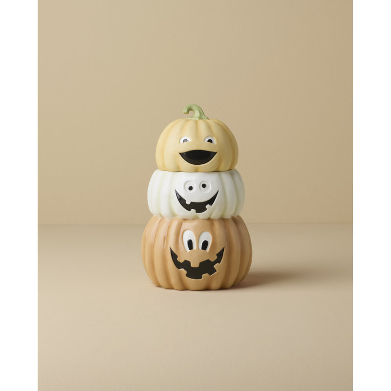 Lenox Pumpkin Treat Jar With Sound
