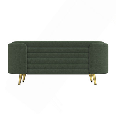 Banc de rangement rembourré Modern End