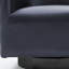 Fauteuil pivotant bleu minuit avec circulation d'air - respirant, pour salle de conférence, siège confortable