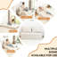 Lit pliable avec coussin, taille simple, polyvalent pour le bureau à domicile, housse en velours côtelé, siège mi-moelleux, mousse haute, salon avec espace de rangement-1254998609