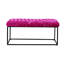 Banc rembourré en velours 39 po Gemma-1813041962