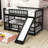 Guiseppi Kids Twin Over Twin Bunk Bed-1914136913