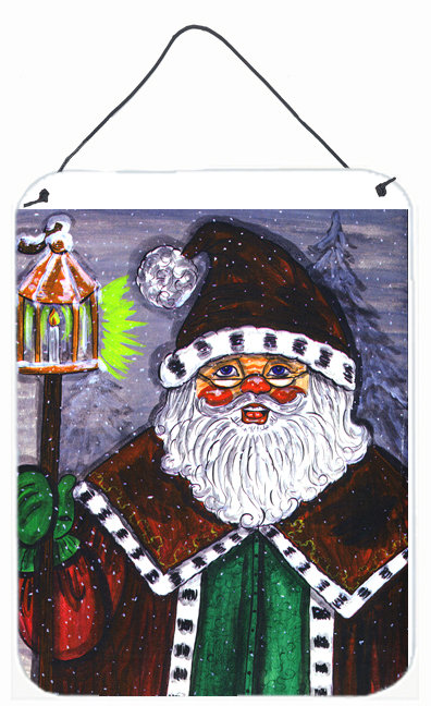 Par carol normande peinture plaque d'impression Santa Claus
