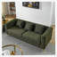 Canapé 2 places, causeuse de salon avec 2 coussins