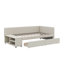 Lit plateforme simple en forme de L en peluche avec tiroirs de rangement-1377070250