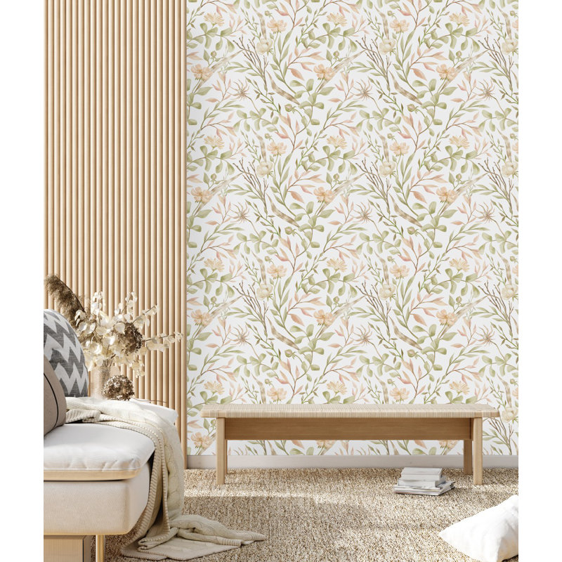 Panneau de papier peint L 10,4 pi x l 25 po, L 125 po x l 25 po