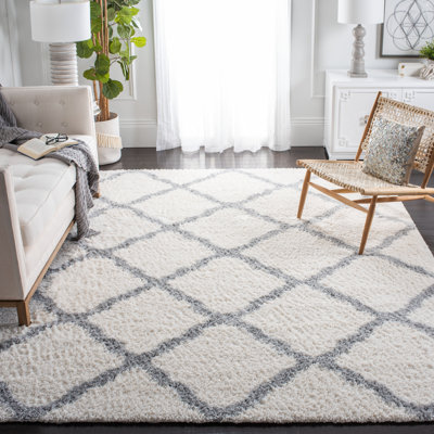 Lamoreaux Shag Performance Geometric Rug