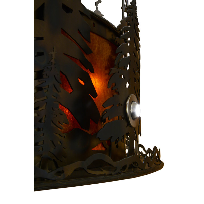 Morrigan 20 - Light Dimmable Drum Chandelier