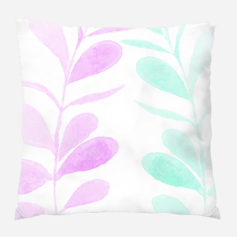 Coussin herbe Mahaffey, Microsuède, Intérieur