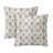 Polyester/Polyester Blend Throw Square Pillow Cover & Insert-87292795-87292793