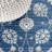 Lawncrest Modern Persian Vintage Moroccan Traditional Navy/Light Gray Rug-1098755081