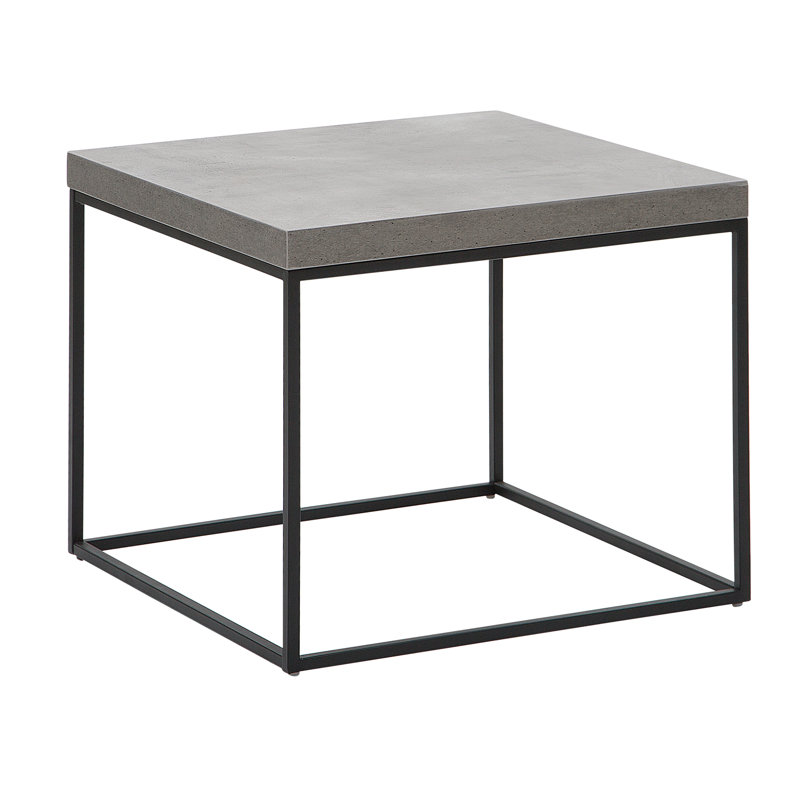 Oberle Frame End Table, Grey