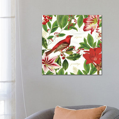 Christmas Garden Iv 1 Piece Wrapped Canvas Wall Art