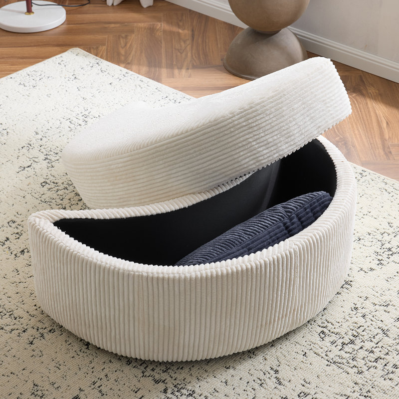 Repose-pieds 19 po, Beige