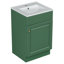 Meuble-lavabo de salle de bain avec lavabo / deux portes avec tablette / charnières de porte / meuble-lavabo de salle de bain