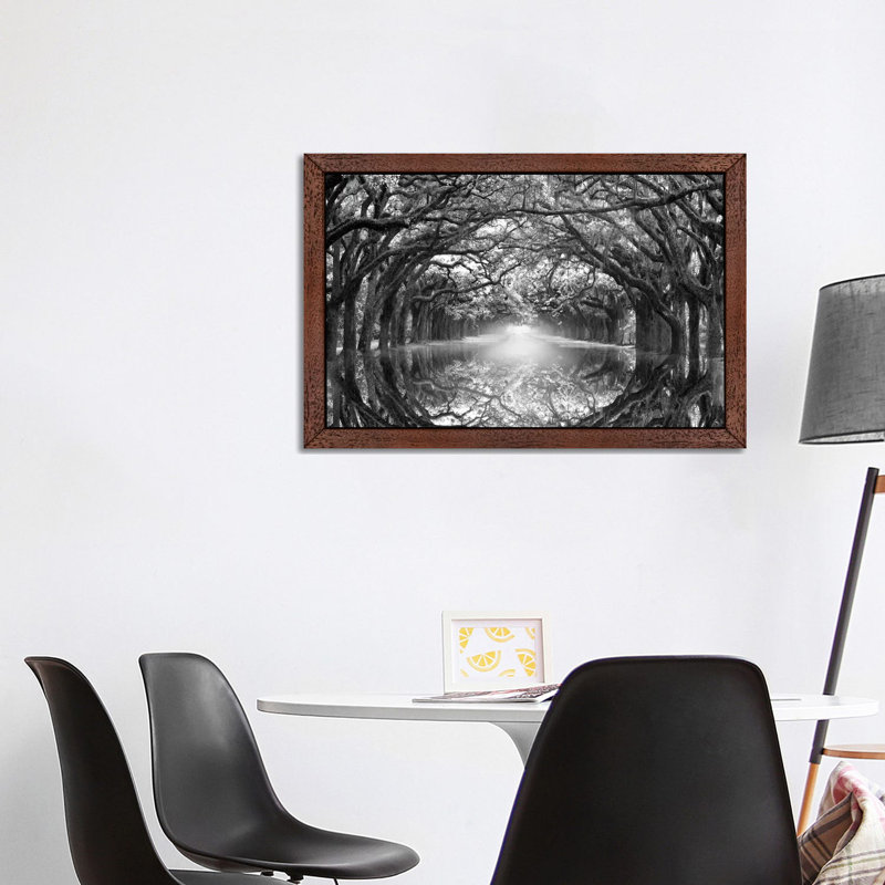 Oak Alley Reflection - Print on Canvas, 66.04 cm H x 45.72 cm W x 1.91 cm D, Wrapped Canvas