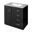 Meuble-lavabo 30 po avec lavabo en céramique-290844806
