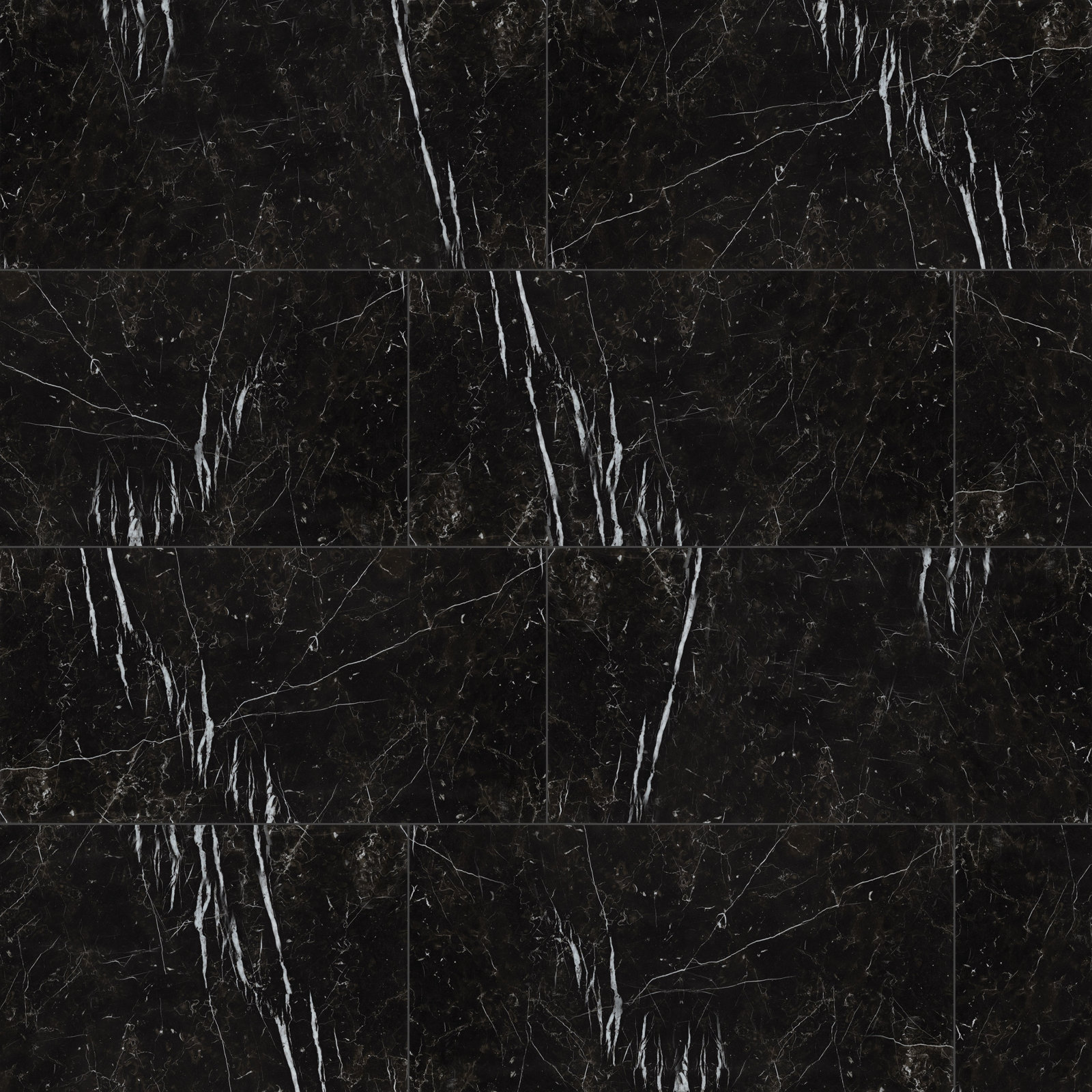 Palazza 12" x 24" Porcelain Marble Look Tile, Nocturne