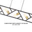 4 - Light Matte Black Square/Rectangle Pendant