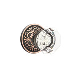 Privacy Old Town Clear Knob with Lancaster Rose