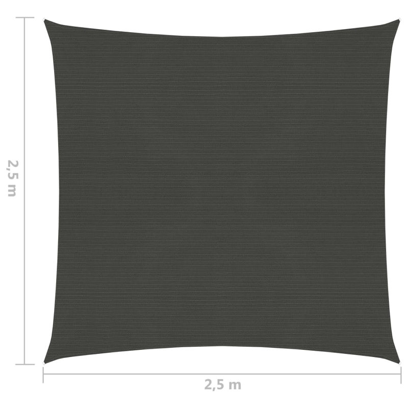 Pugsley Shade Sail, Black, 2.5m x 2.5m