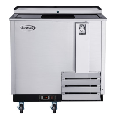 KoolMore 36'' W Freestanding 128 Cans (12 oz.) 9.2 Cubic Feet Beverage Cooler — FIN-0018345 | Fridge.com