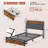 Metal Bed Frame with Headboard and Charging Station, Beds with Storage Drawers-1587215517-1581202133