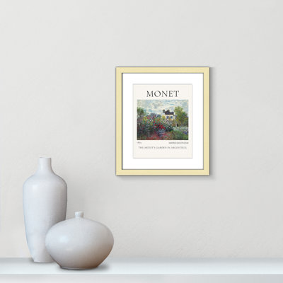 Old Masters Collection "Artists Garden in Argenteuil" Print
