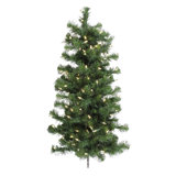 Alanny 3' H Lighted Artificial Fir Christmas Tree