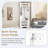 Minimalist Corner Hall Tree with Shoe Bench, Versatile Entryway Coat Rack with 4 Hooks, Corner Cabinet with Adjustable Shelf for Hallway, Living Room, 29.5''W*71.6''H-1730571864