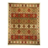 Flatweave Ikat Area Rug