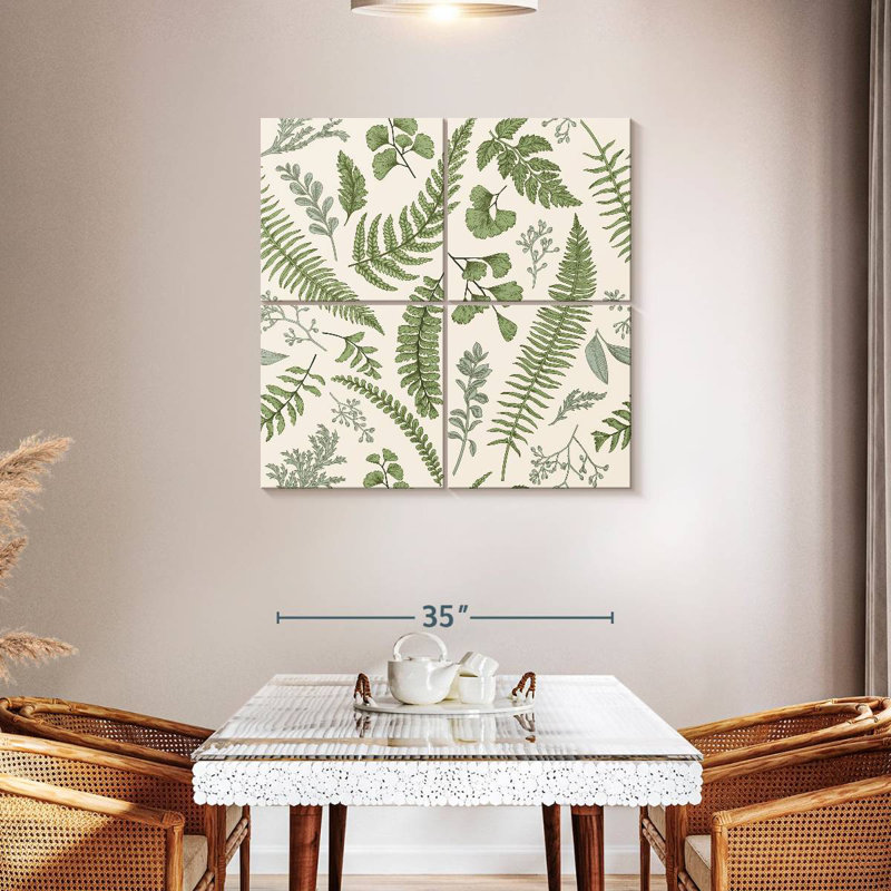 Motif de feuilles de plantes Harnek