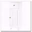 Armoire de rangement courte pour salle de bain avec tablette réglable