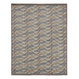 Tapis rectangulaire en laine 6 pi 8 po x 8 pi 6 po 
