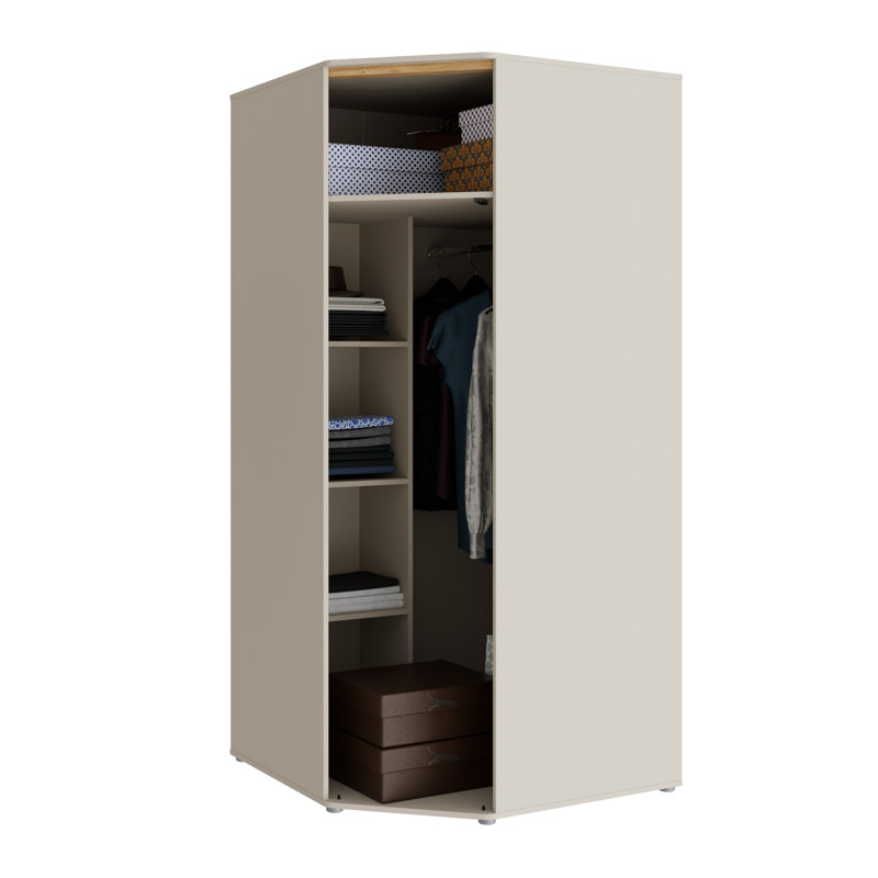 Tamarian 1 Door Manufactured Wood Wardrobe