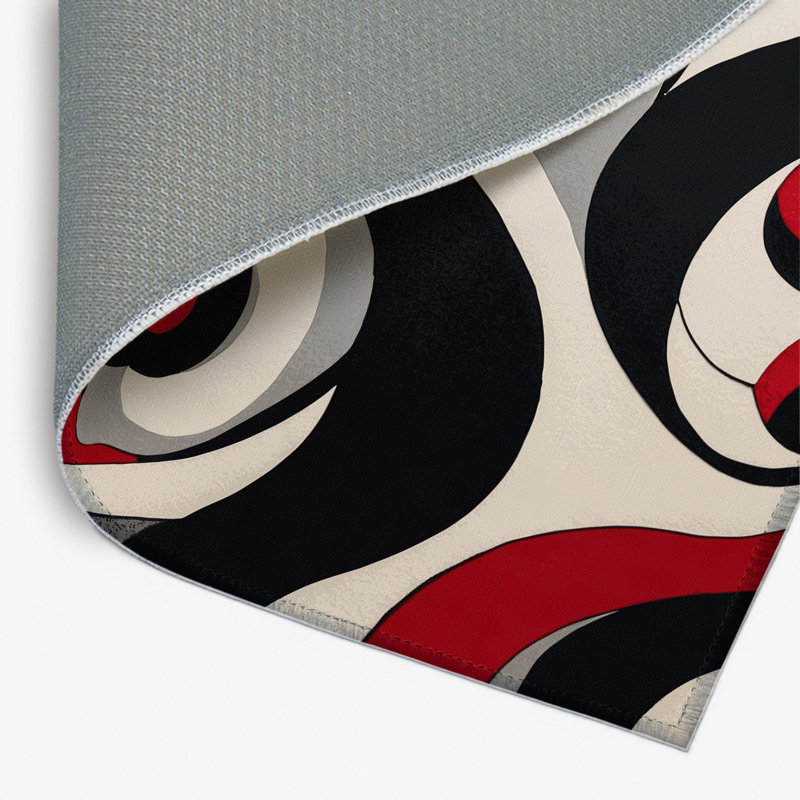 Tapis intérieur et extérieur Cosmic Blaze, Rectangle 1 pi 6 po x 2 pi 6 po