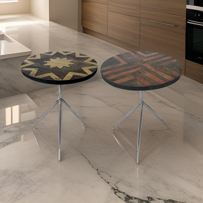 Ensemble de 2 tables de bout Degnan